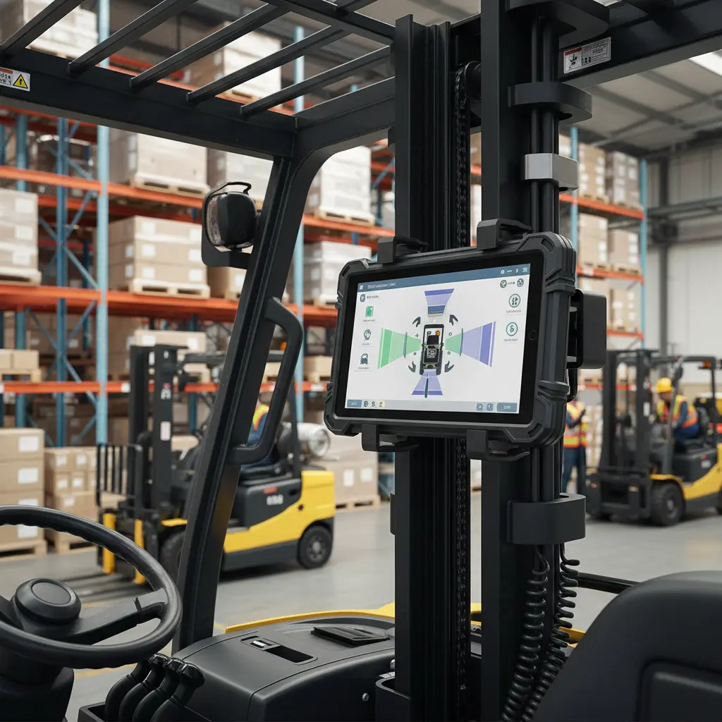 Android Industrial Tablet For Forklift Safety Systems