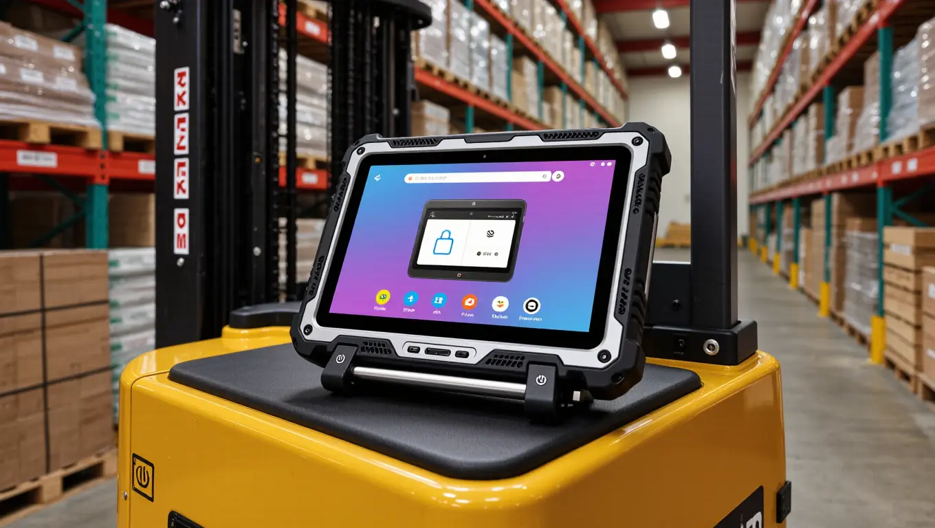 4g Rugged Android Tablet For Forklift Safety Systems