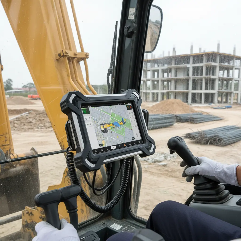 Android Industrial Tablet For Construction Site Machinery