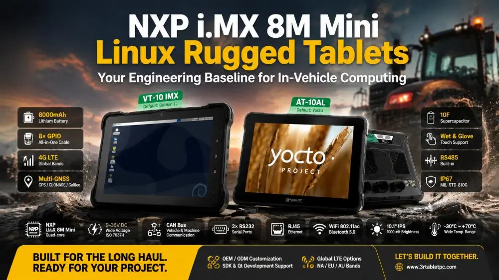 NXP i.MX 8M Mini Linux Tablets: Choosing the Engineering Baseline for Rugged In-Vehicle Computing