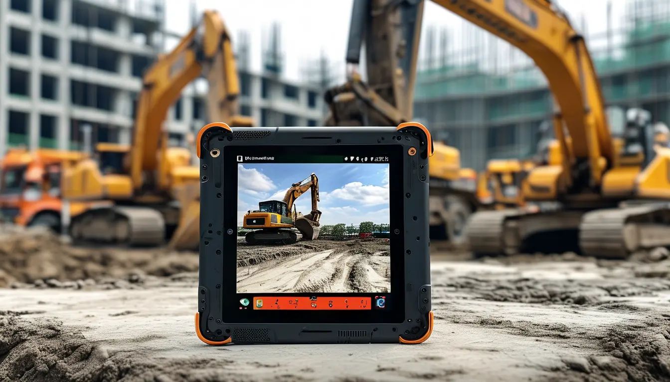 4g Rugged Android Tablet For Construction Site Machinery