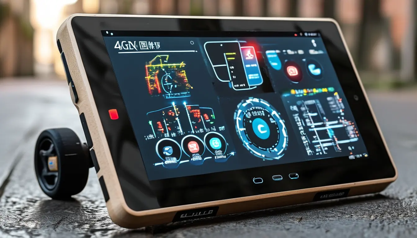 4g Rugged Android Tablet 4gb For Autonomous Driving Test