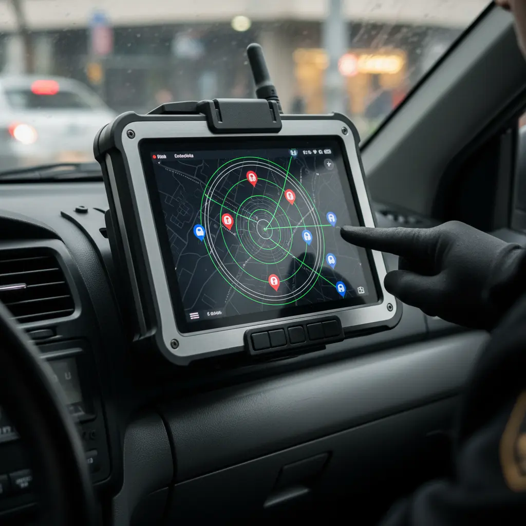 4g Rugged Android Tablet For Taxi Dispatching