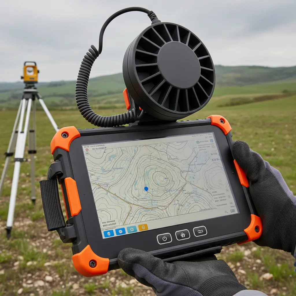 7 Inch Rugged Tablet Android Nfc For High-Precision Gnss Surveying