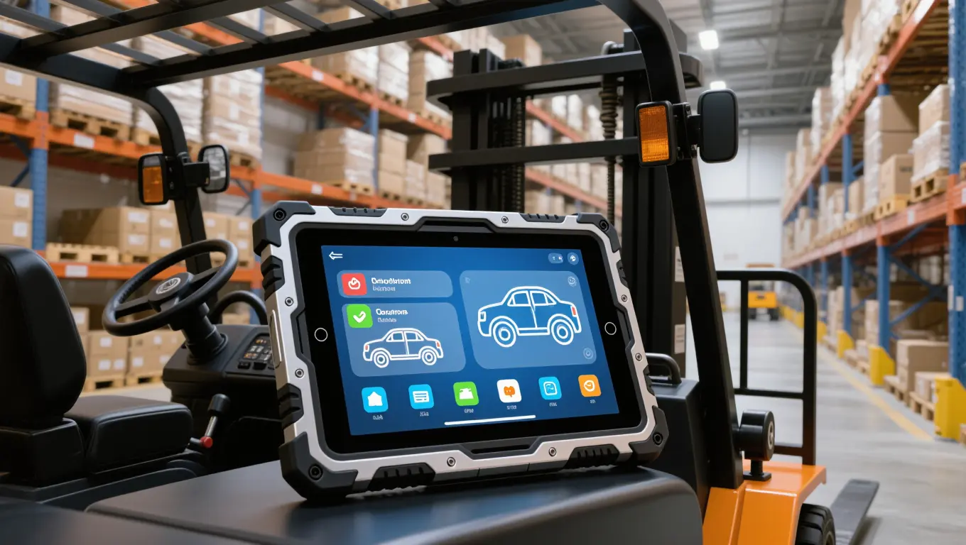 Industrial Android Rugged Tablet For Forklift Safety Systems