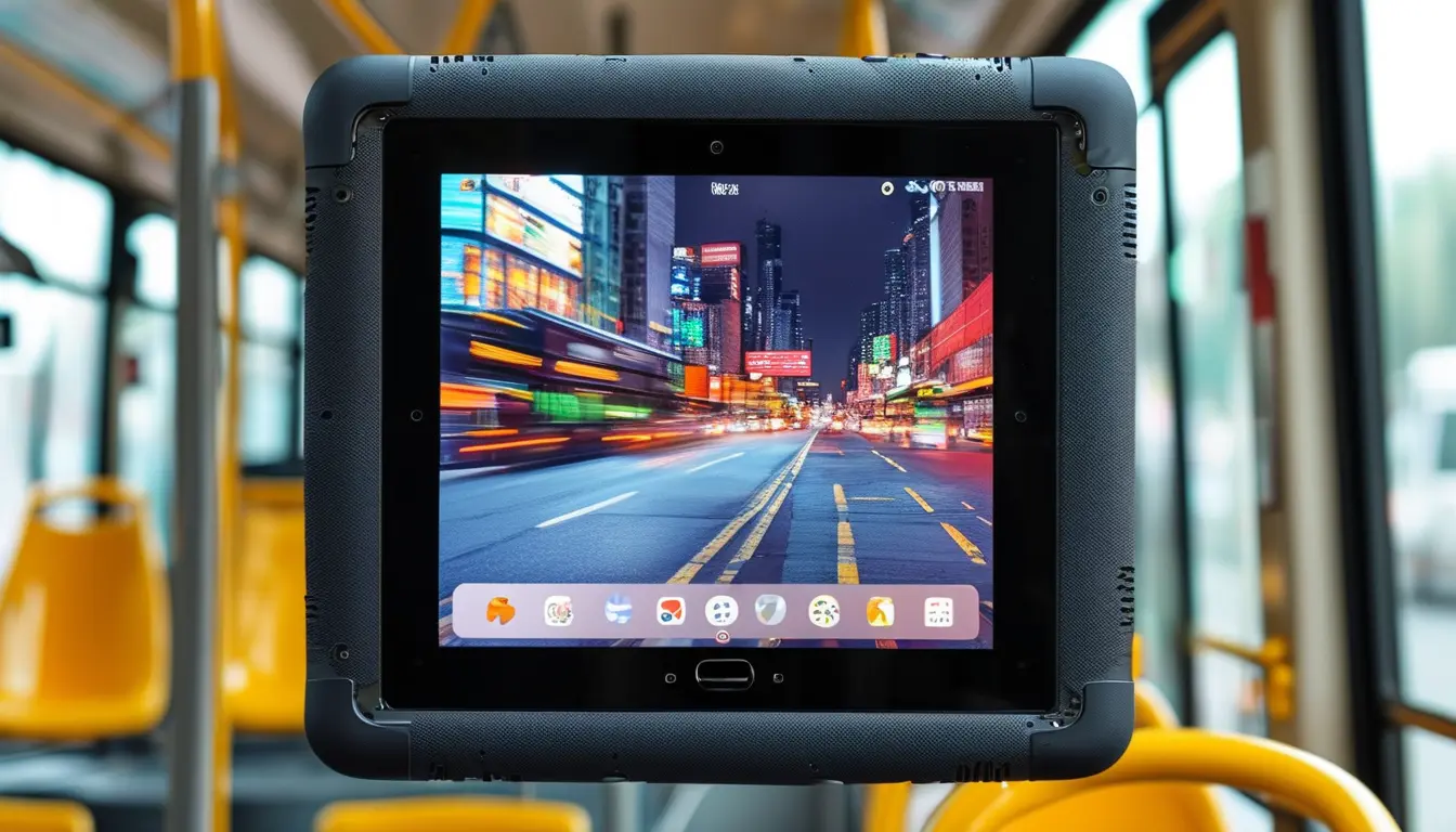 4g Rugged Android Tablet For Public Bus Transportation