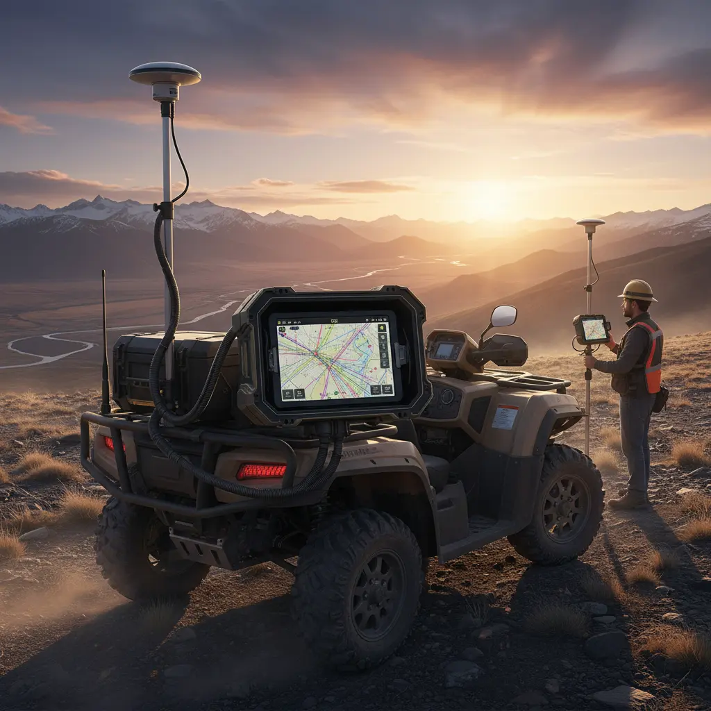 Android Tablet Vehicle All In One For High-Precision Gnss Surveying