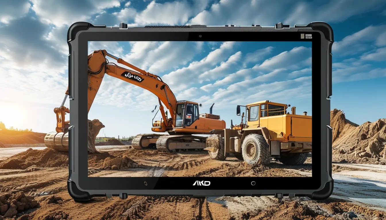 Android Tablet Ip67 Gps Navigator 4g For Construction Site Machinery