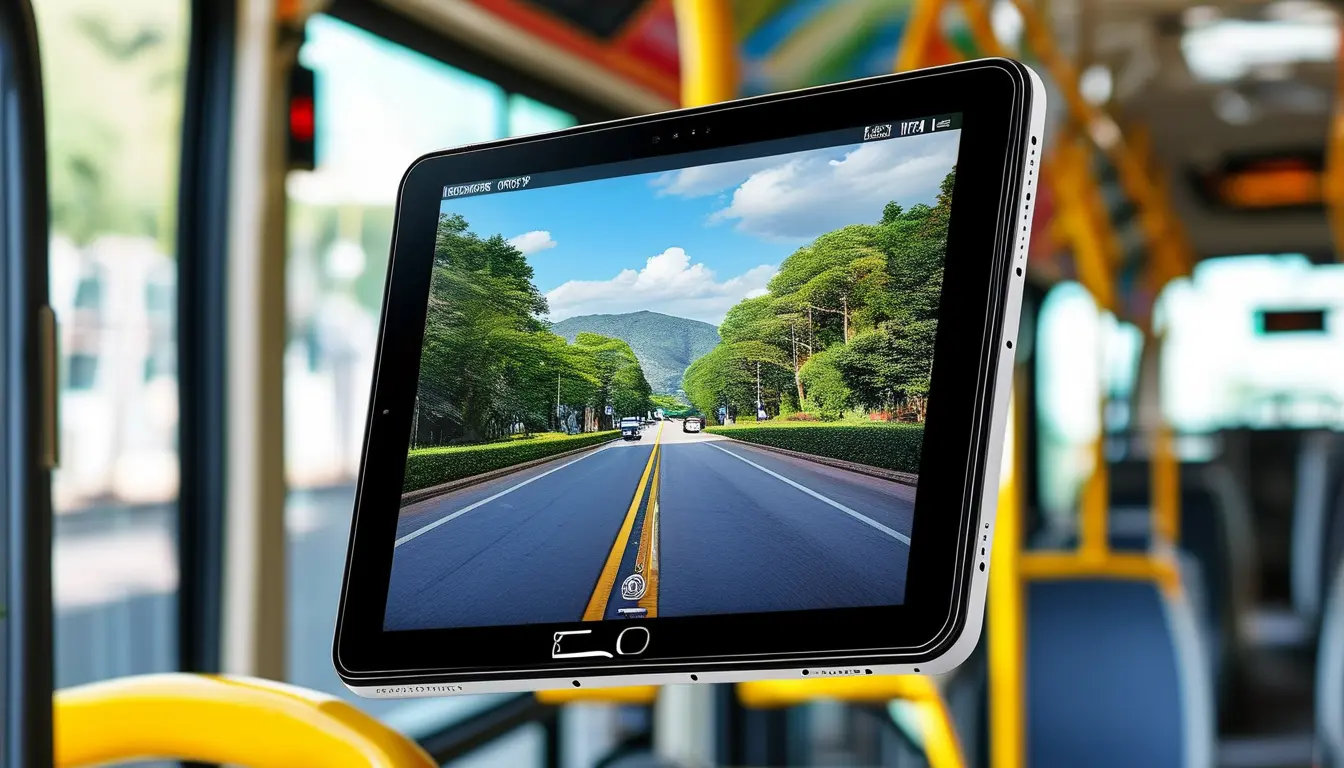 Android Tablet Vehicle All In One For Public Bus Transportation