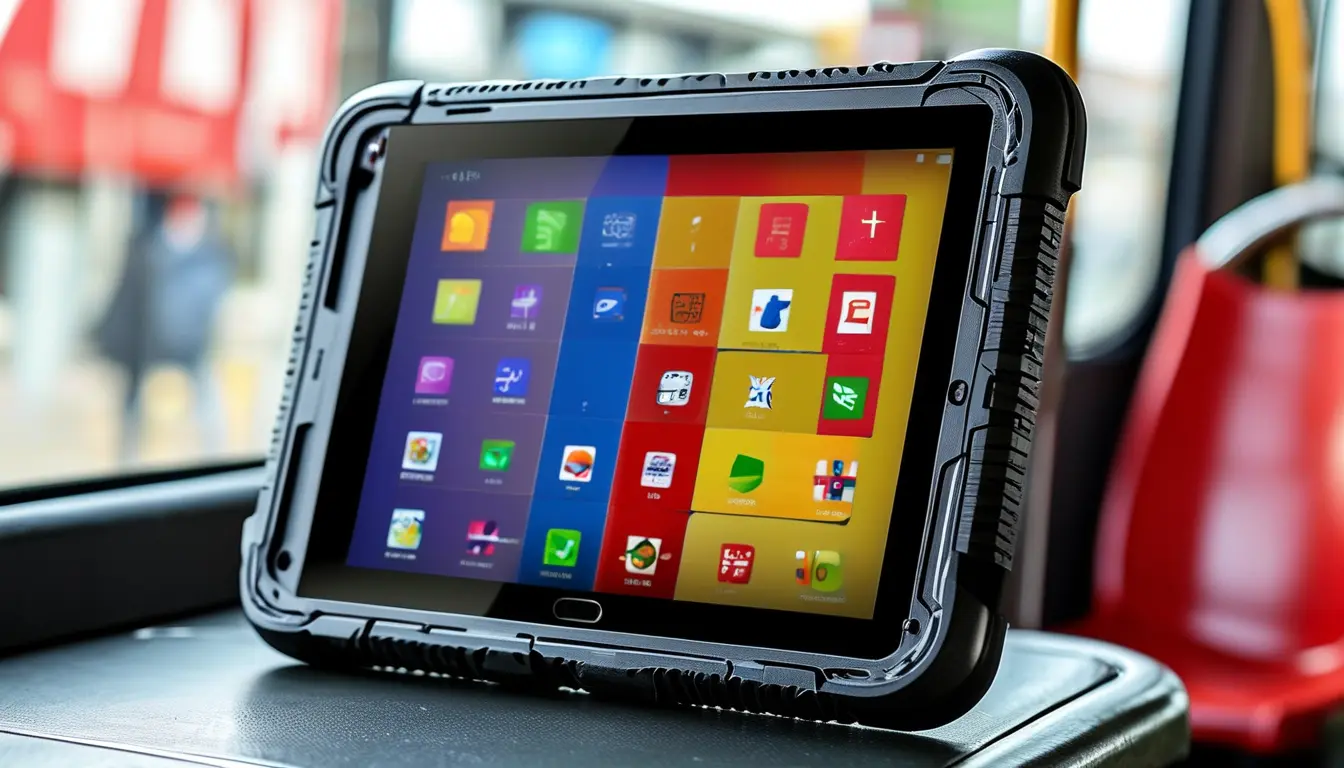 7 Inch Android 11.0 Rugged Tablet Gms For Public Bus Transportation