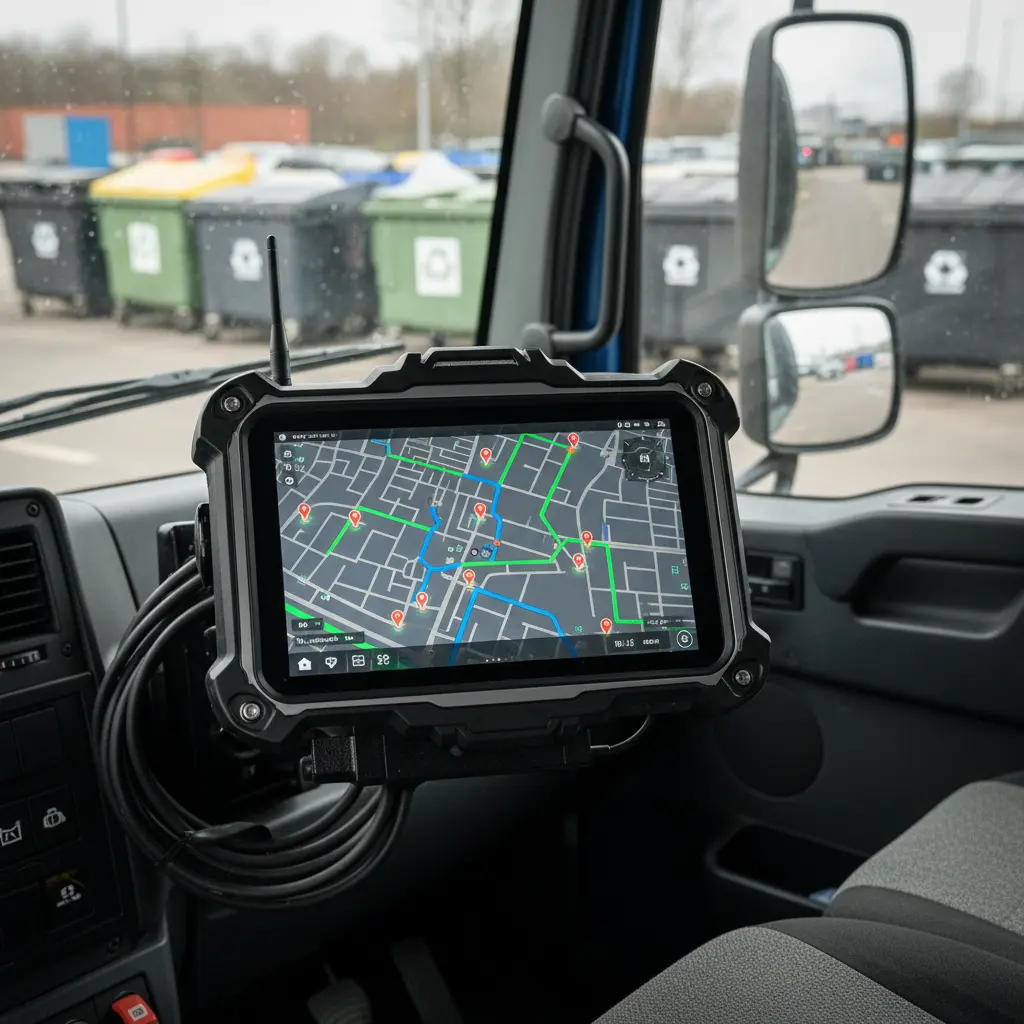 Android Tablet Ip67 Gps Navigator 4g For Waste Management