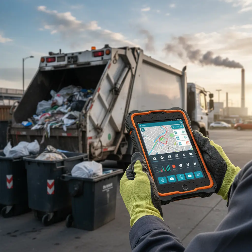 Android Rugged Tablet Pc For Waste Management