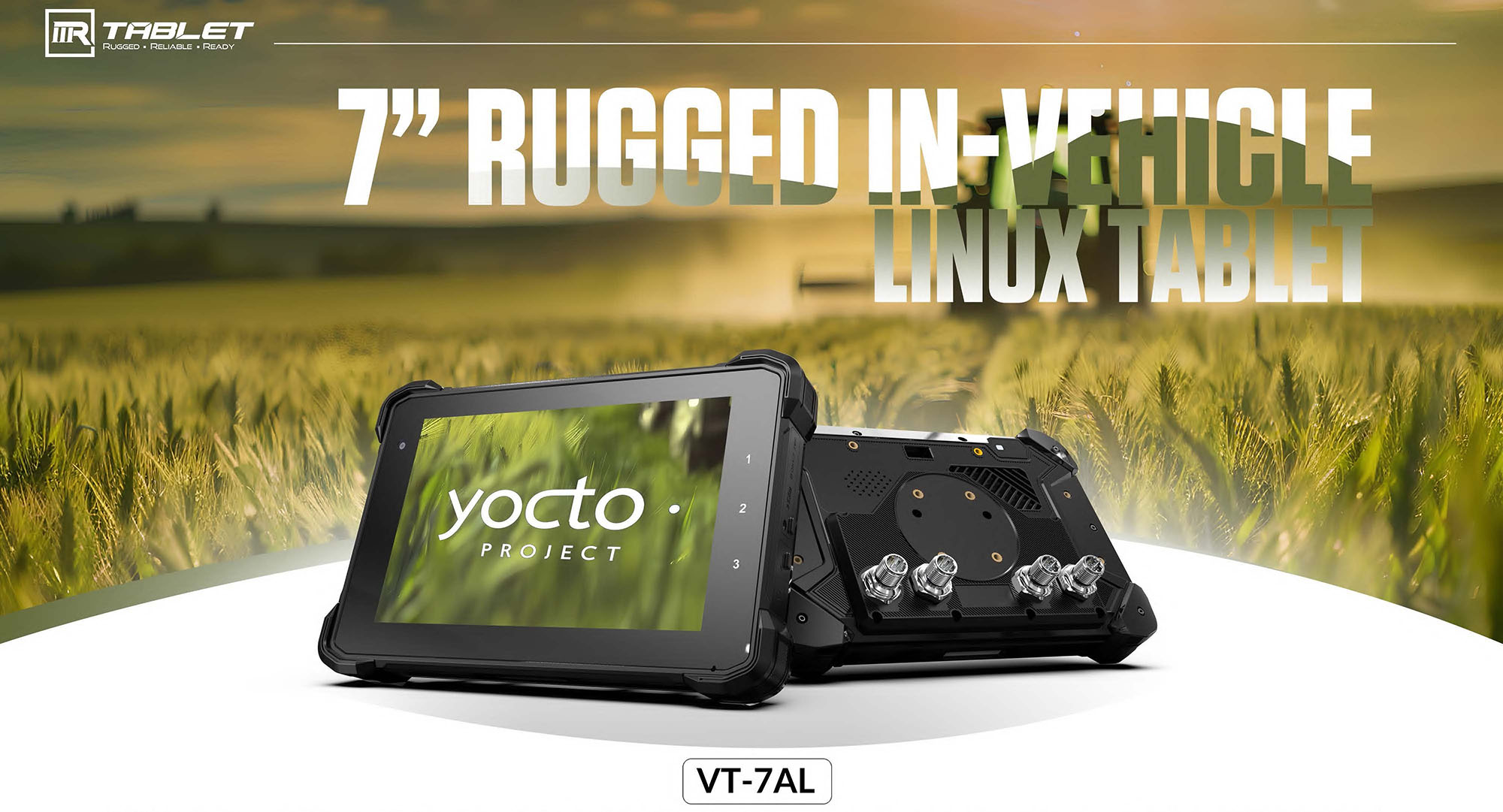 7 inch Rugged Linux Vehicle Tablet Terminal