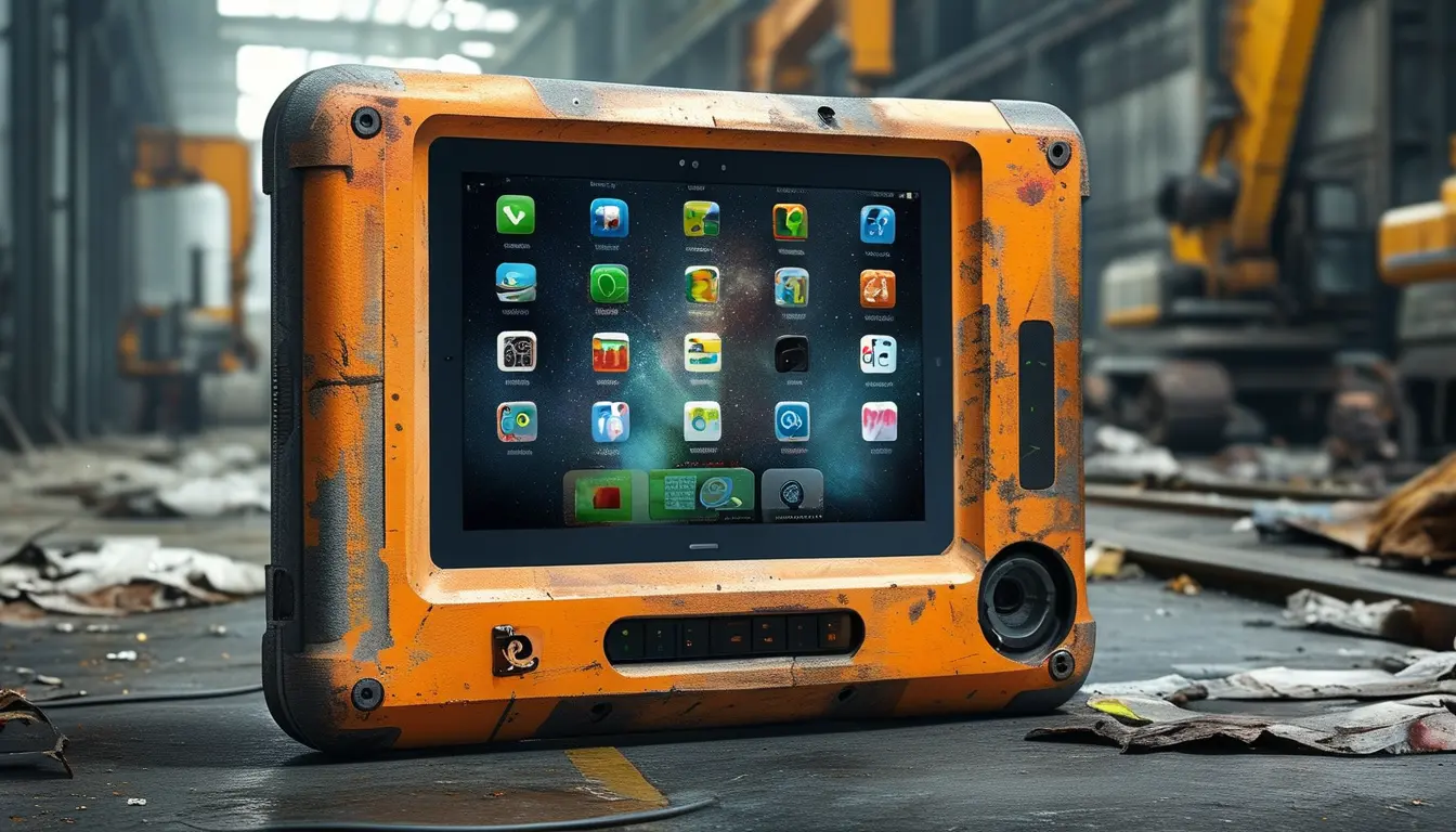 Industrial Android Tablet For Waste Management