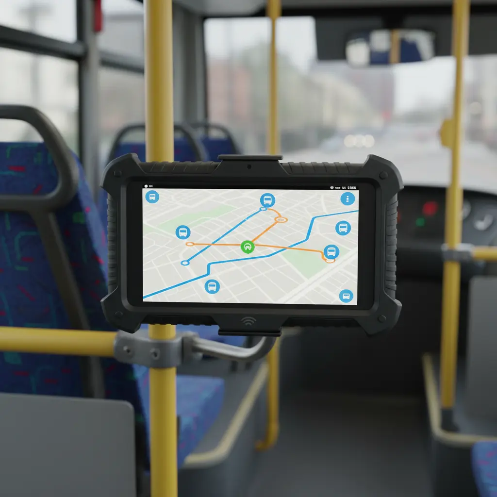7 Inch Rugged Tablet Android Nfc For Public Bus Transportation