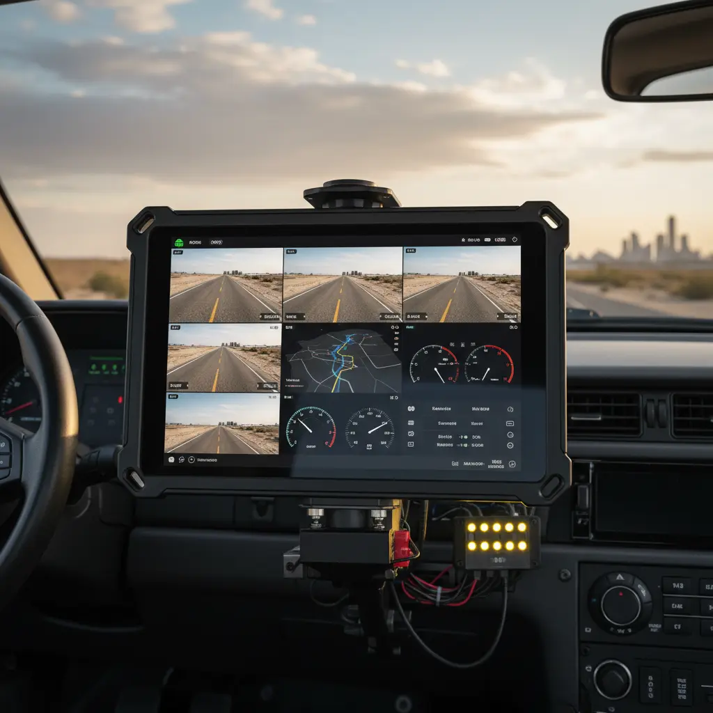 Android Industrial Grade Tablet Pc For Autonomous Driving Test