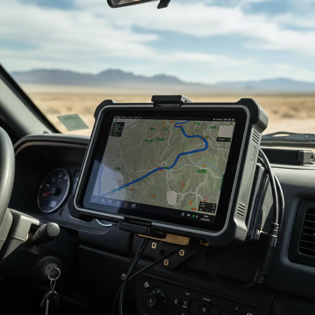 Android Rugged Tablet Pc For Autonomous Driving Test