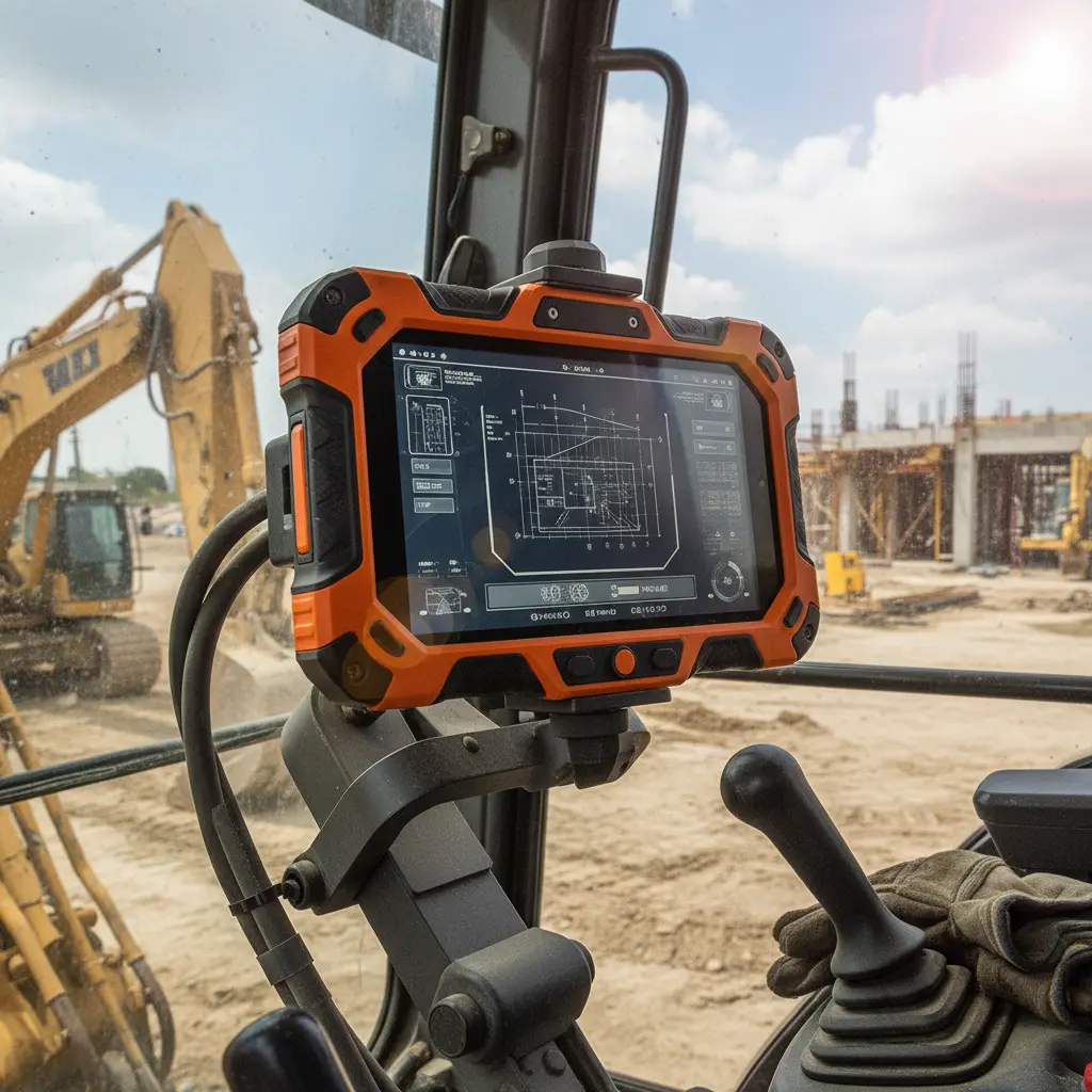 Android Rugged Tablet For Construction Site Machinery