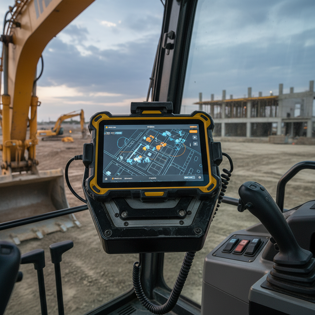 Industrial Android Tablet For Construction Site Machinery