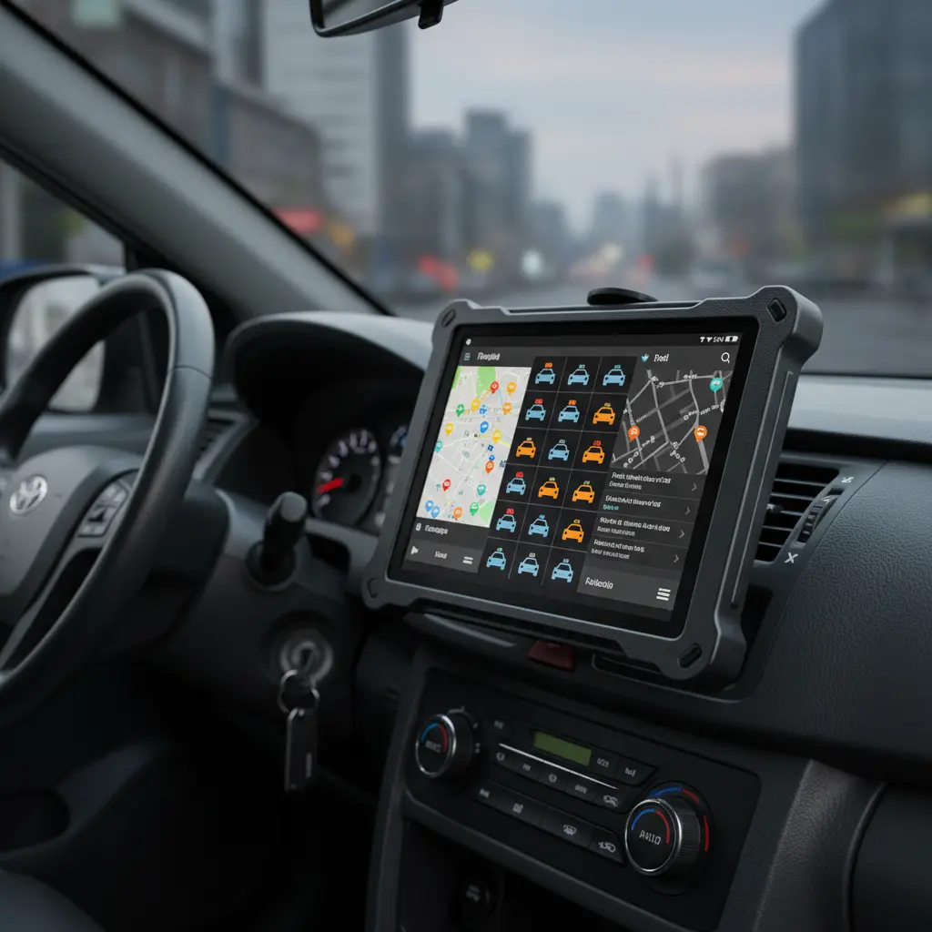 Android Rugged Tablet For Taxi Dispatching