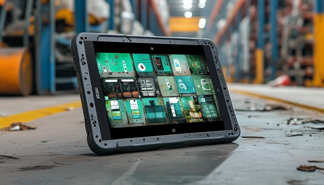 Android Industrial Tablet For Waste Management