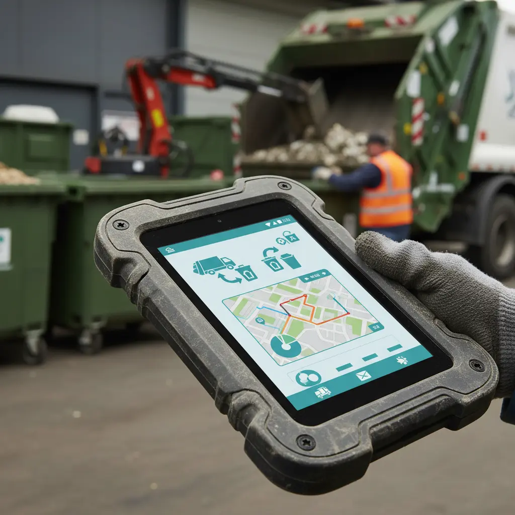 Rugged Tablet Android For Waste Management
