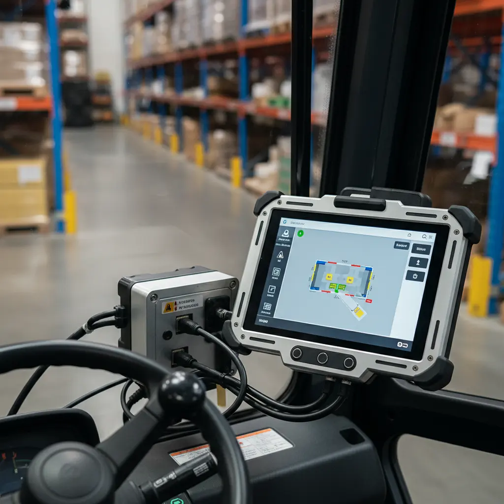 Industrial Android Tablet For Forklift Safety Systems