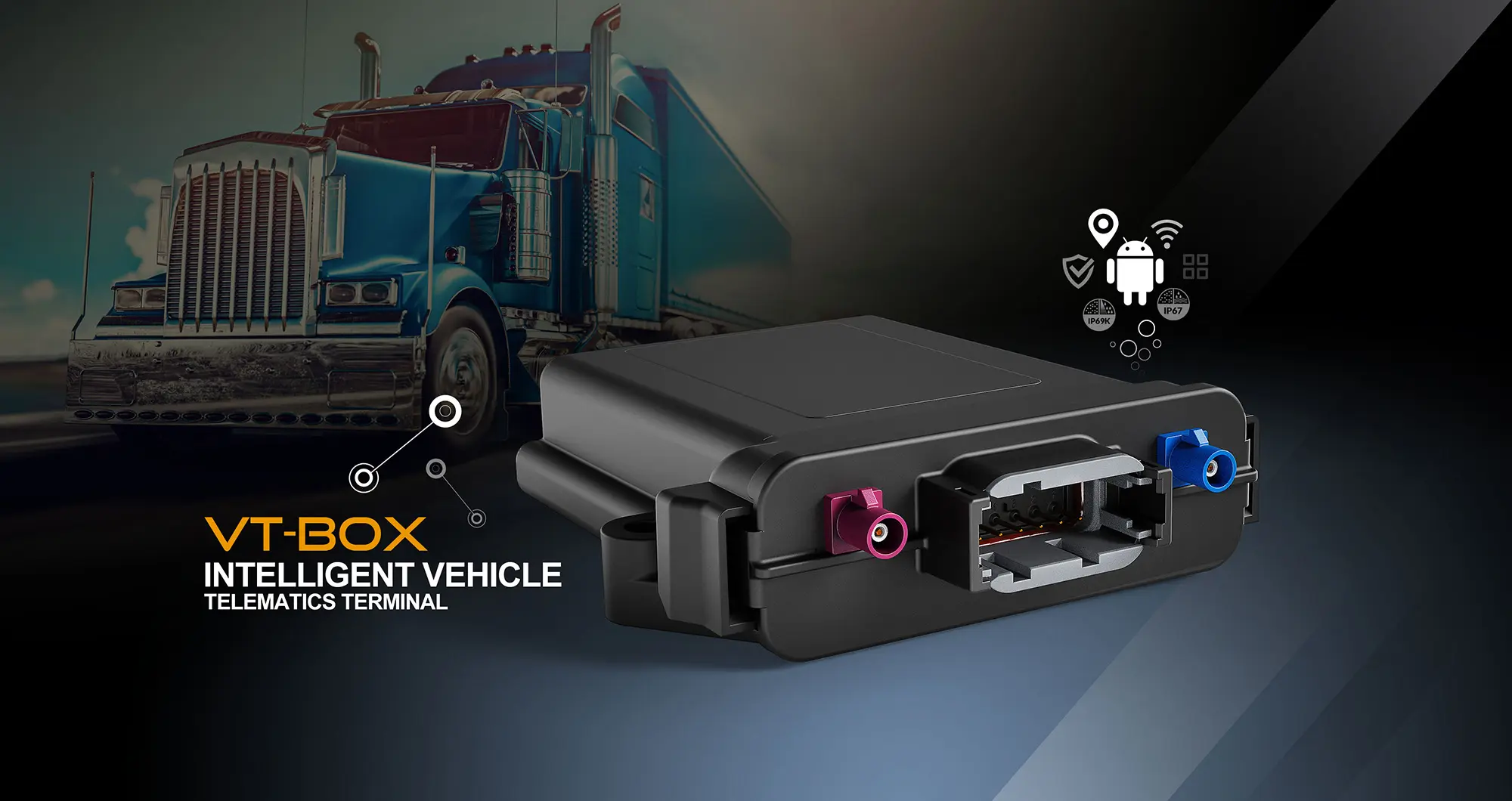 Intelligent Vehicle Terminal Telematics Box for Fleet Management